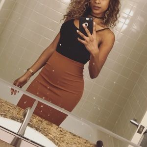 Necessary Clothing Rusty Midi Skirt (S)